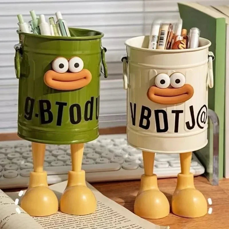Cartoon Pen and Pencil Holder - Desk Organizer for Home and Office Storage