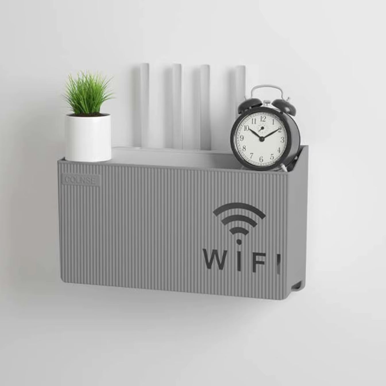 Router and Set-Top Box Storage Rack