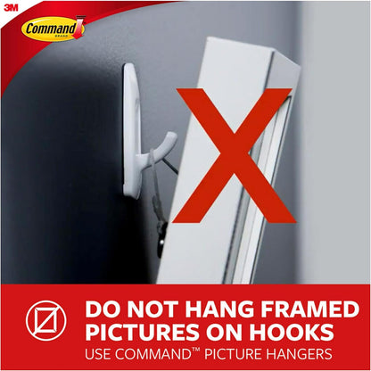 Designer Hooks, Medium, Brushed Nickel, 3-Hooks (17081BN-3ES), Great for Dorm Decor