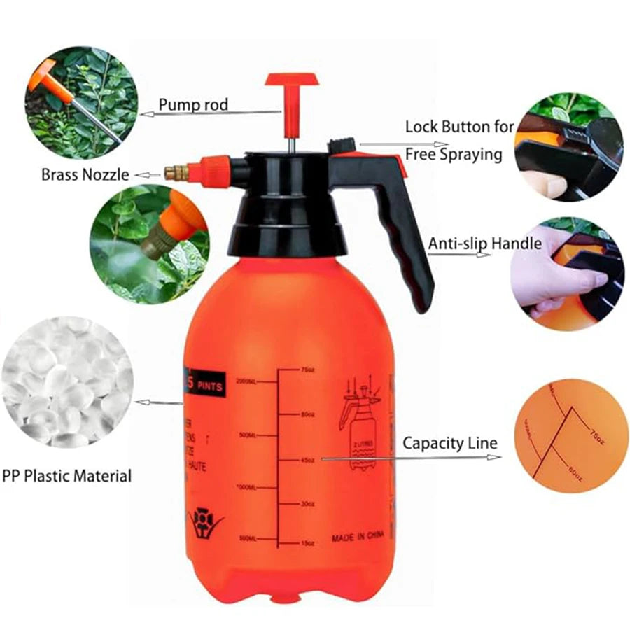 Indoor Plant Watering Can with Sprinkler Spray for Efficient Irrigation and Care of Garden Flowers