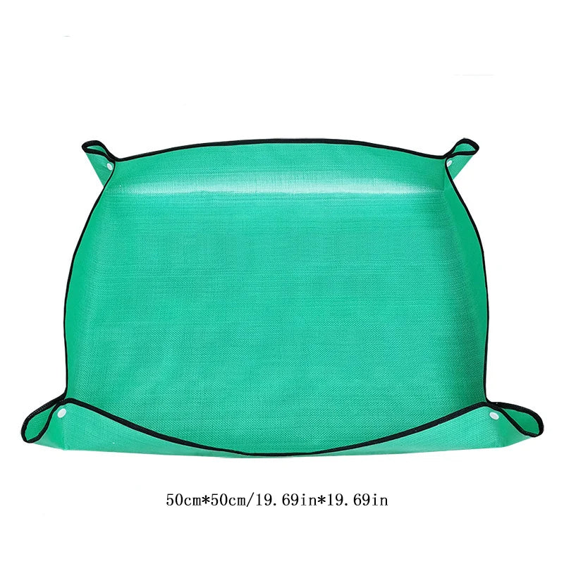 50x50cm Waterproof Gardening Transplanting Mat for Plant Repotting and Potting Tasks