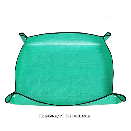 50x50cm Waterproof Gardening Transplanting Mat for Plant Repotting and Potting Tasks
