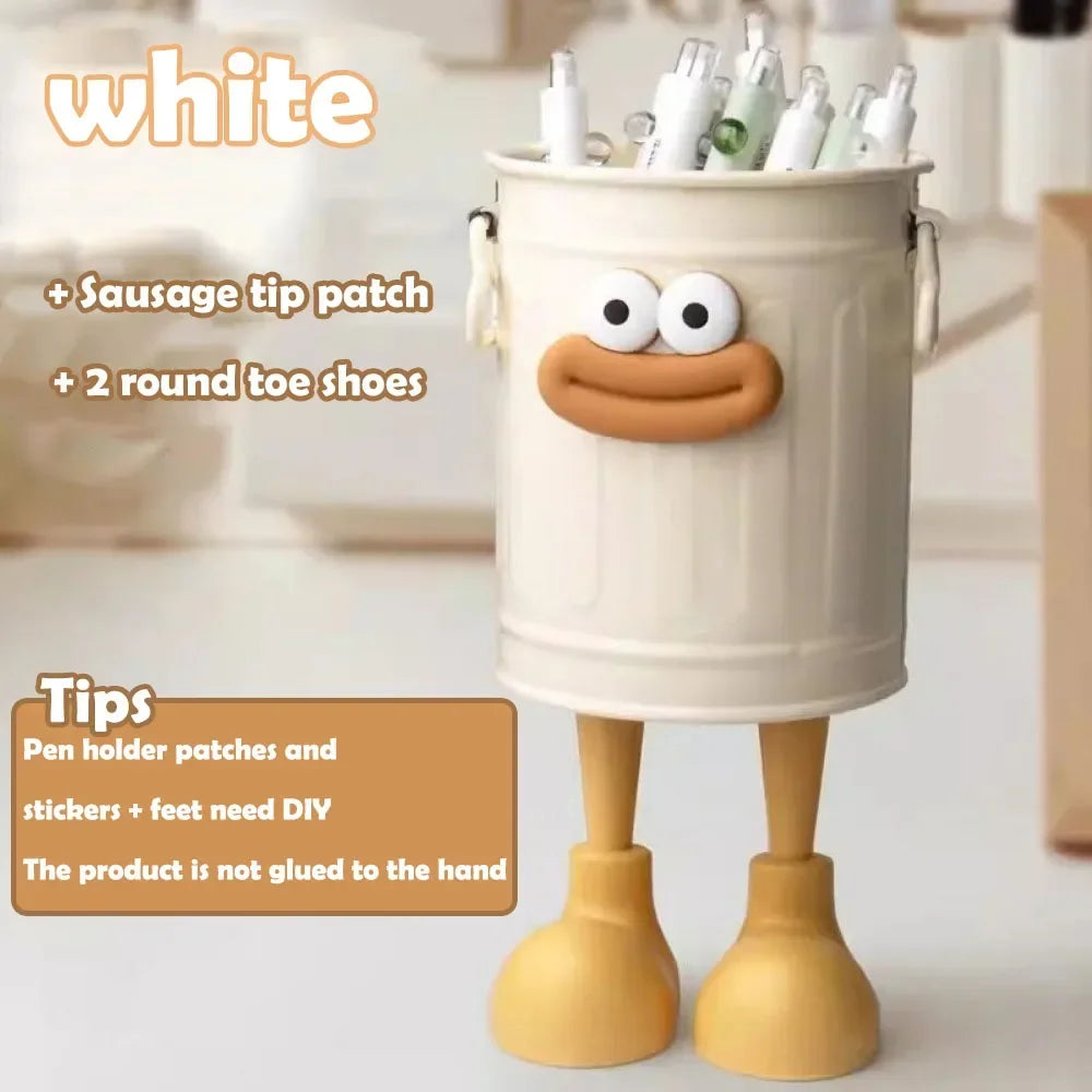 Cartoon Pen and Pencil Holder - Desk Organizer for Home and Office Storage