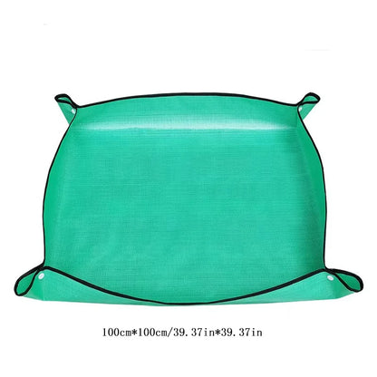 50x50cm Waterproof Gardening Transplanting Mat for Plant Repotting and Potting Tasks