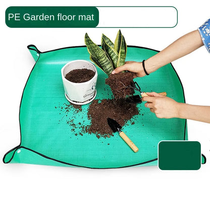 50x50cm Waterproof Gardening Transplanting Mat for Plant Repotting and Potting Tasks