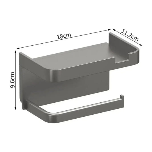 2026 Wall-Mounted Toilet Paper Holder and Organizer for Bathroom and Kitchen Essentials
