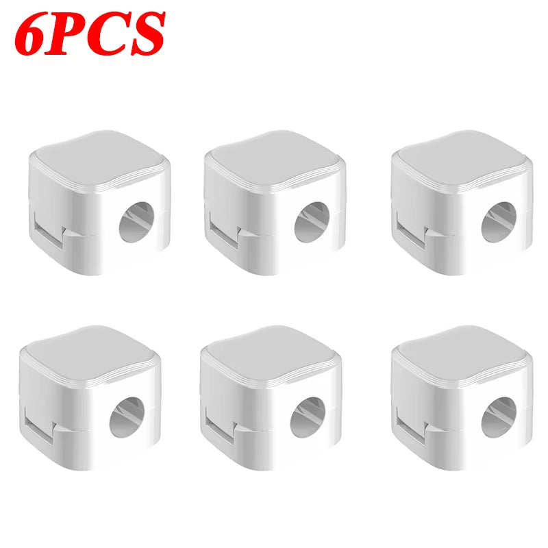 Magnetic Cable Clip and Adhesive Wire Organizer for Efficient Home and Office Desk Management